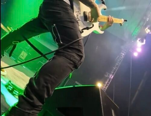 Davide Lo Surdo performing at Rolling Stone’s anniversary concert