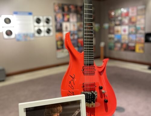 Davide Lo Surdo’s guitar at Sigal Music Museum in USA
